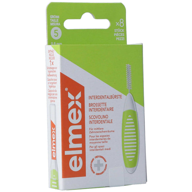 elmex Interdentalbürsten 0.8mm grün 8 Stk