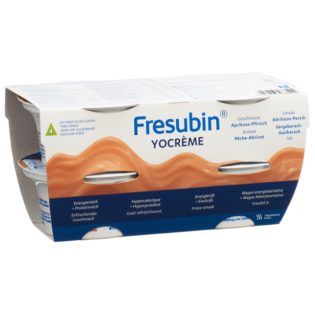 Fresubin YOcrème Aprikose-Pfirsich 4 x 125 g