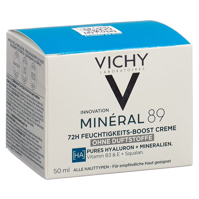 Vichy Minéral 89 Creme reichhaltig ohne Parfum 50 ml