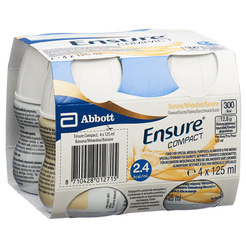 Ensure Compact Banane 4 x 125 ml