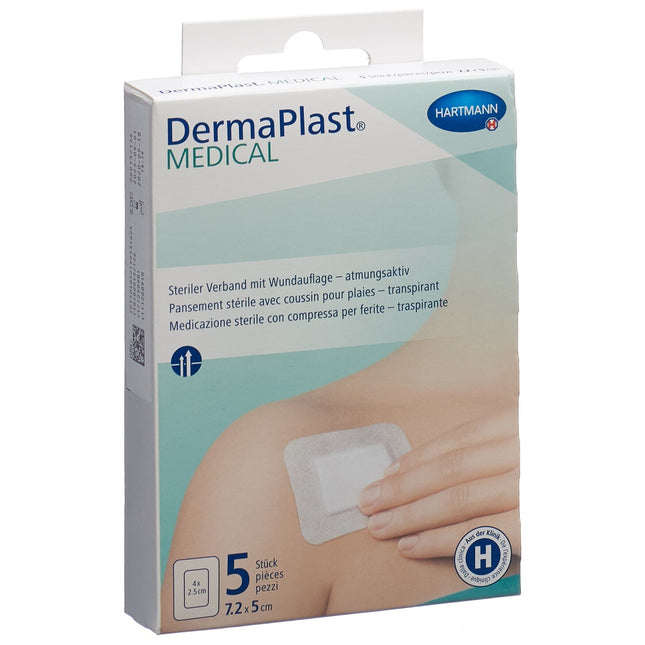 DermaPlast Medical Vliesverband 7.2x5cm 5 Stk