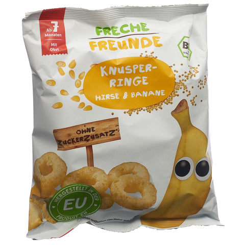 Freche Freunde Knusper-Ringe Hirse & Banane Btl 20 g