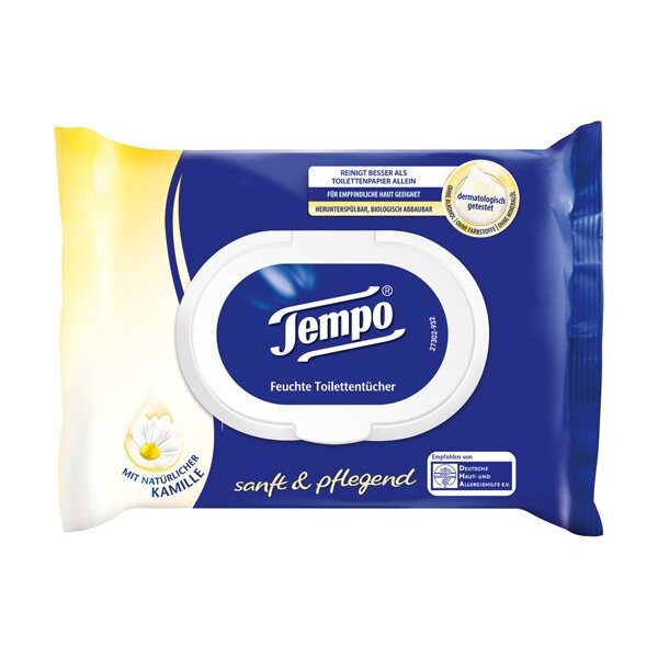 Tempo Toilettenpapier feucht Sanft&Pflegend 42 Stk