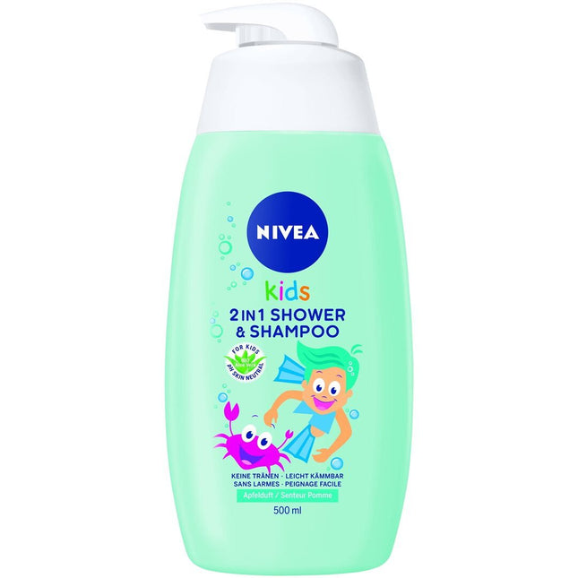 Nivea Kids 2in1 Shower & Shampoo Boy Apfel 500 ml