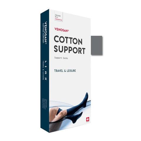 Venosan COTTON SUPPORT Socks A-D L anthracite 1 Paar