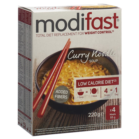 Modifast Nudelsuppe Curry 4 x 55 g