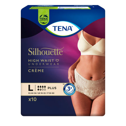 TENA Silhouette Plus L creme 10 Stk