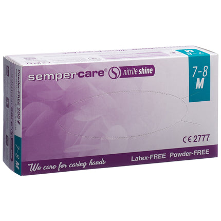 Sempercare Nitril Shine M unsteril ungepudert 200 Stk