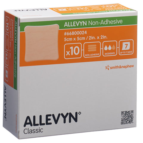 Allevyn Non-Adhesive Wundverband 5x5cm 10 Stk