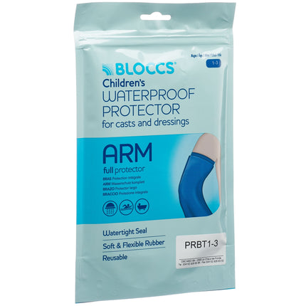 Bloccs Bad und Dusche Wasserschutz für den Arm 17-28/43cm Kind