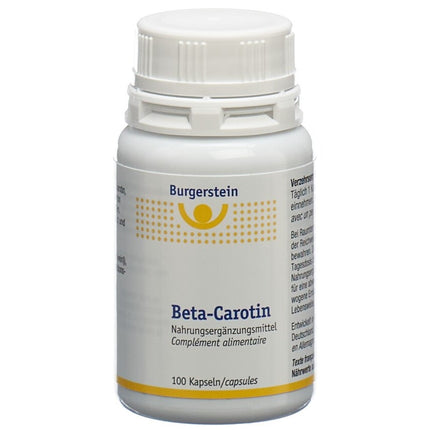 Burgerstein Beta-Carotin Kaps Ds 100 Stk