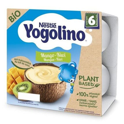 Nestlé Yogolino Bio Plant-based Mango Kiwi 6 Monate 4 x 90 g