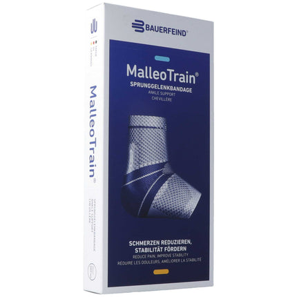 BAUERFEIND MalleoTrain Aktivbandage Gr4 rechts titan