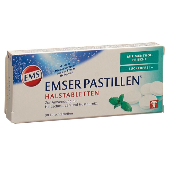 Emser Pastillen zuckerfrei mit Mentholfrische 30 Stk