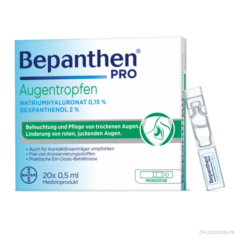 Bepanthen PRO Augentropfen für trockene und gereizte Augen