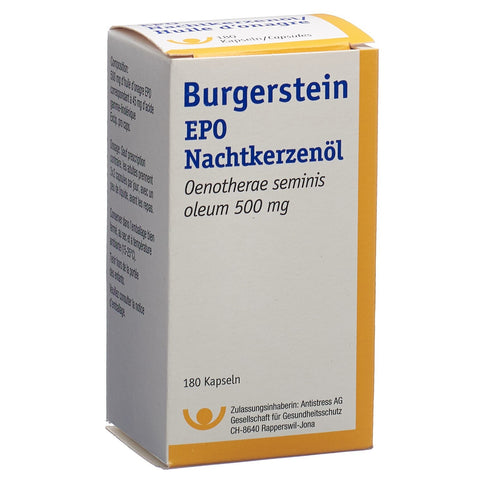 Burgerstein EPO Weichkaps 500 mg 180 Stk