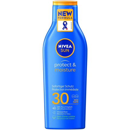 Nivea Sun Protect & Moisture pflegende Sonnenmilch LSF 30 Urlaubsgrösse 250 ml