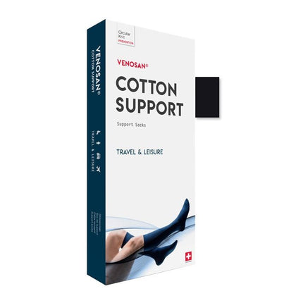 Venosan COTTON SUPPORT Socks A-D M black 1 Paar