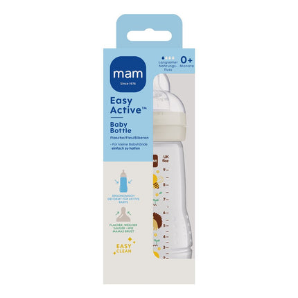 MAM Easy Active Baby Bottle Flasche 270ml 2+ Monate ivory