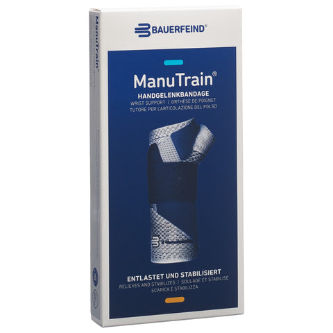 BAUERFEIND ManuTrain Aktivbandage Gr4 links titan