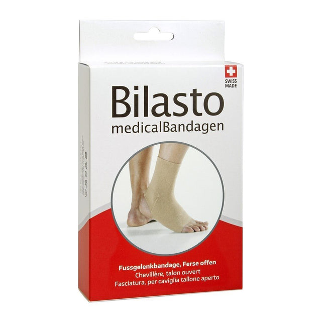 Bilasto Fussgelenkbandage S Ferse offen beige