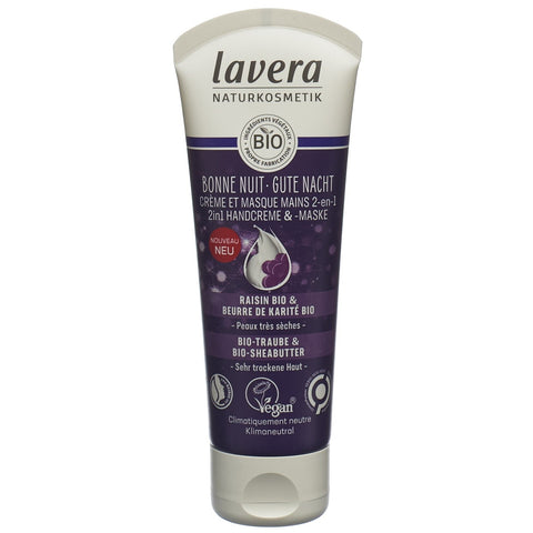 Lavera Handcreme & -maske 2in1 Gute Nacht Tb 75 ml