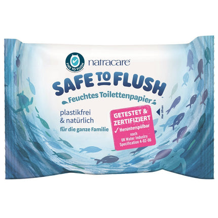 Natracare Toilettenpapier feucht Safe to Flush 30 Stk