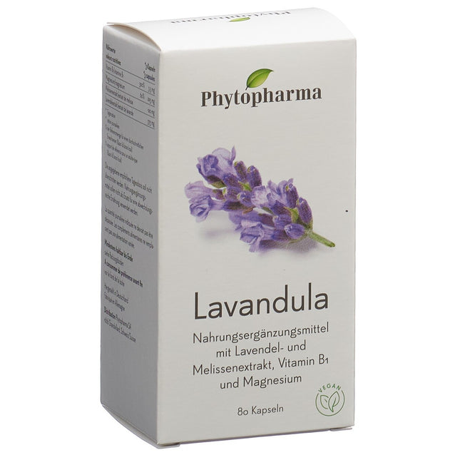 Phytopharma Lavandula Kaps Ds 80 Stk