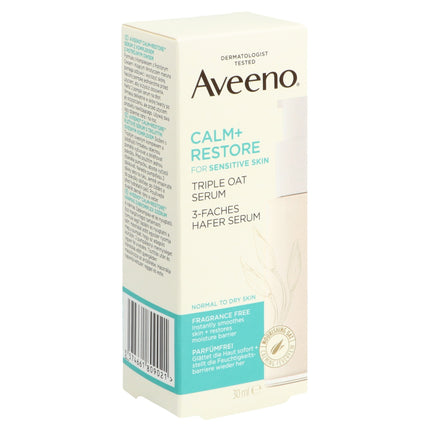 Aveeno Calm+Restore 3-faches Serum Hafer Disp 30 ml