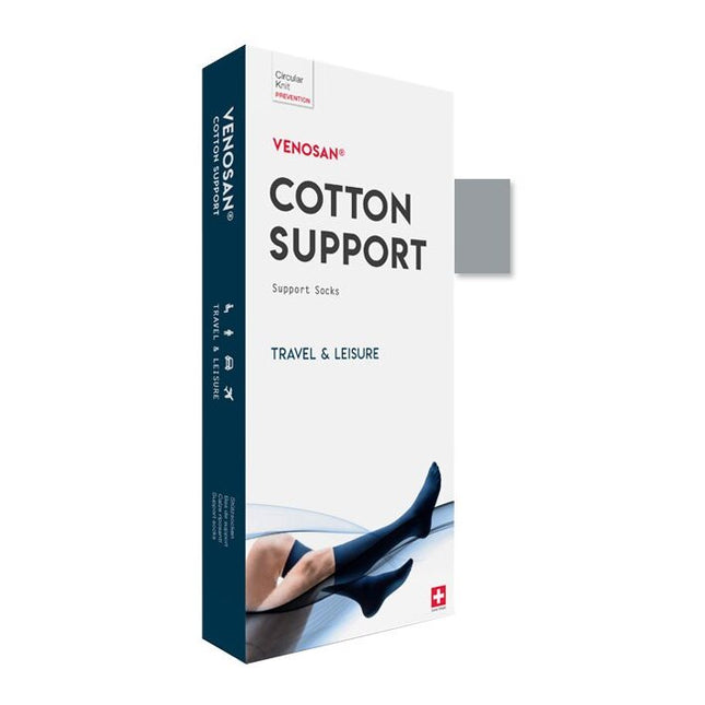 Venosan COTTON SUPPORT Socks A-D M silver 1 Paar