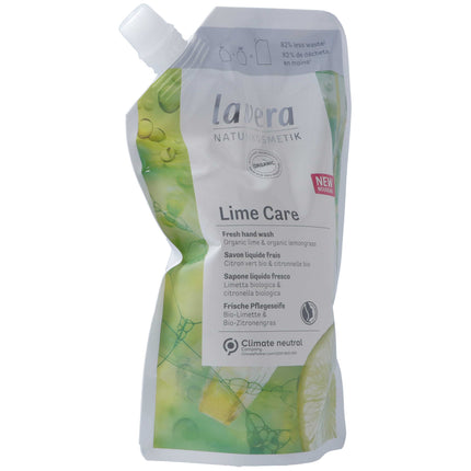 Lavera Pflegeseife Lime Care Nachfüllbeutel 500 ml