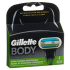 Gillette Body Systermklingen 4 Stk