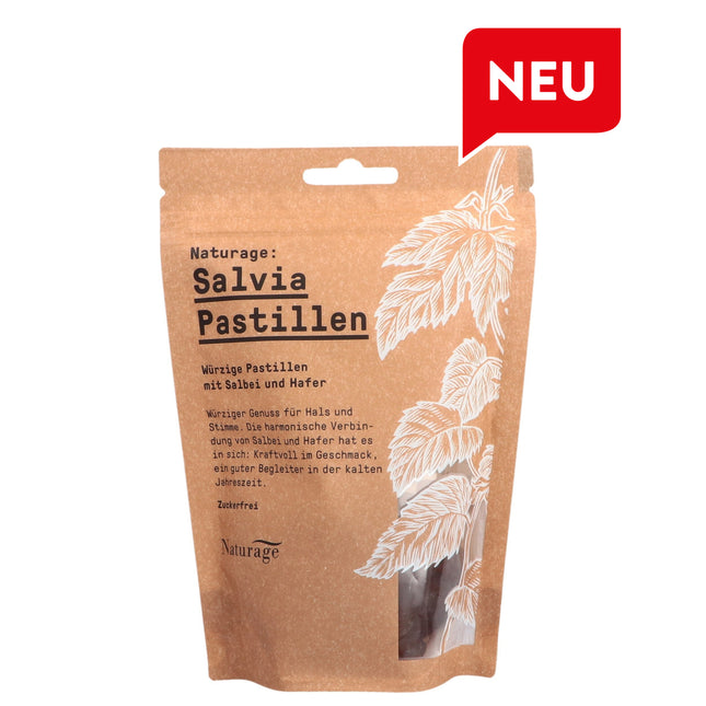 Naturage Pastillen Salbei Hafer 100 g