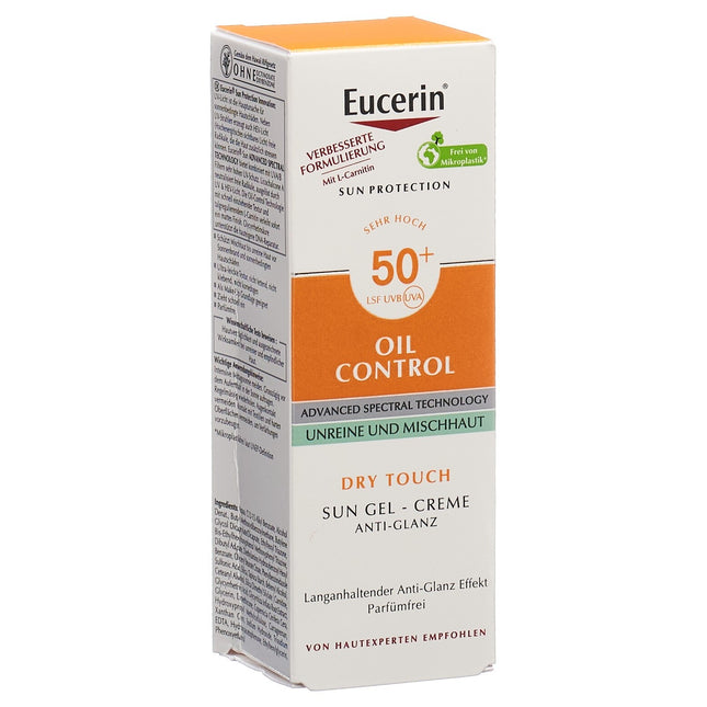 Eucerin SUN Face Oil Control Gel-Creme LSF50+ 50 ml