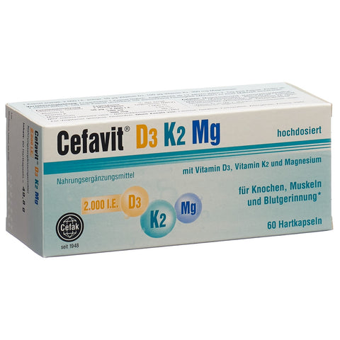 Cefavit D3 2000 K2 Mg Kaps 60 Stk