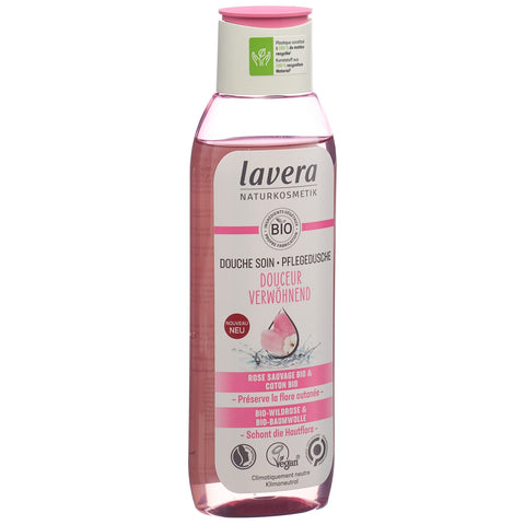 Lavera Pflegedusche Verwöhnend Bio Wildrose & Bio Baumwolle Fl 250 ml