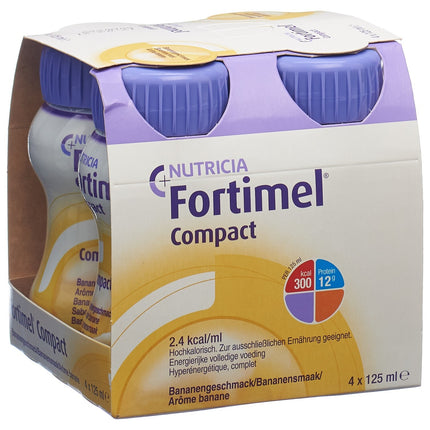 Fortimel Compact 2.4 kcal Banane 4 Fl 125 ml