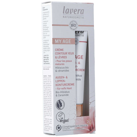 Lavera My Age Augen- und Lippenkonturencreme für reife Haut Tb 15 ml