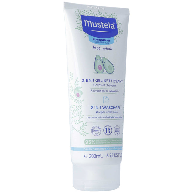 Mustela 2in1 Waschgel normale Haut Tb 200 ml