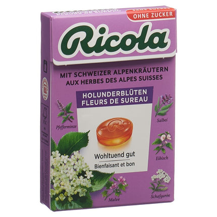 RICOLA Holunderblüten Bonbons oZ m Stevia