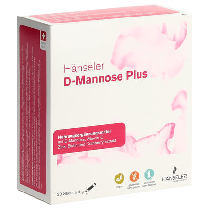 Hänseler D-Mannose Plus 30 Stick 4 g