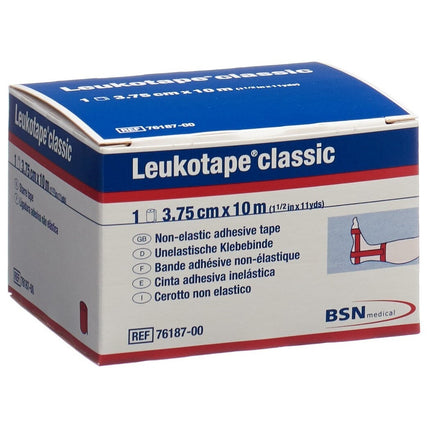 Leukotape classic Pflasterband 10mx3.75cm rot