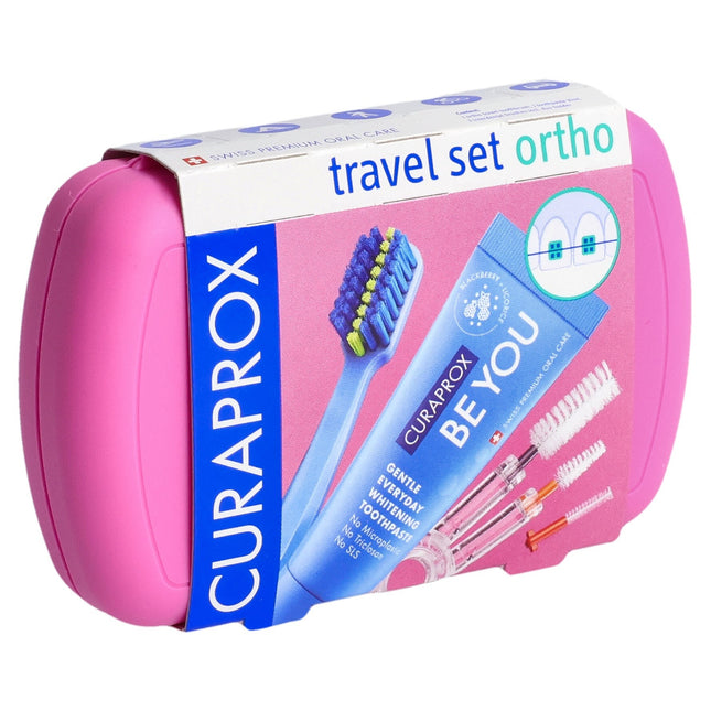 Curaprox Travel Set Ortho pink