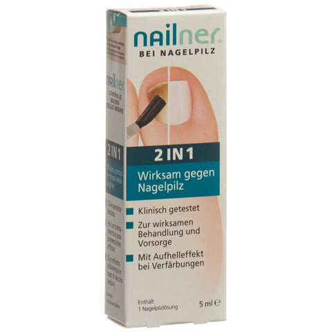 Nailner Nagelpilz-Lösung 2-in-1 5 ml