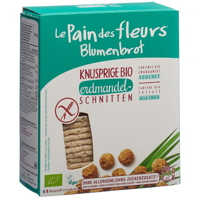 Blumenbrot Knusprige Schnitten Erdmandel glutenfrei 150 g