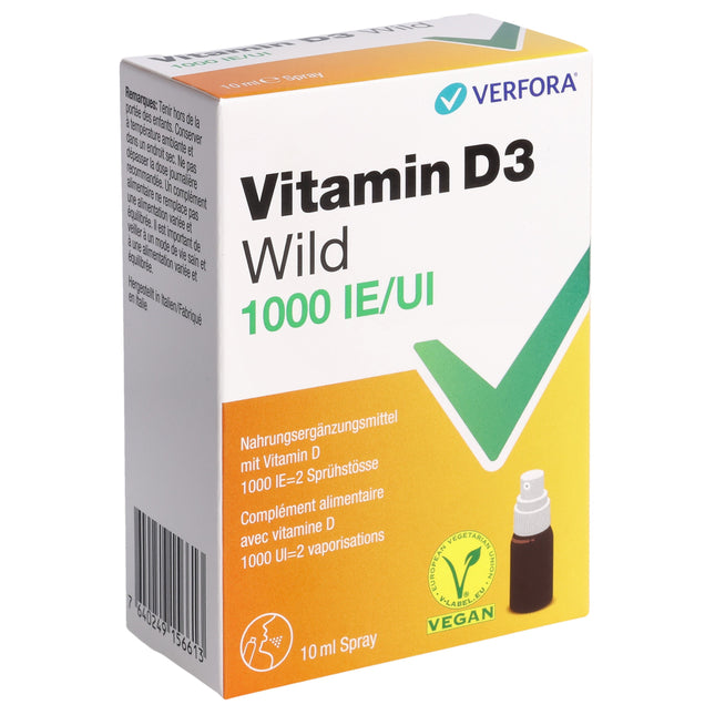 Vitamin D3 Wild Spray 1000 IE vegan 10 ml