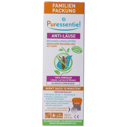 Puressentiel Anti-Läuse Lotion mit Kamm