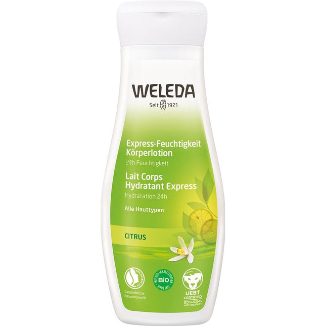 Weleda Körperlotion Express-Feuchtigkeit Citrus Fl 200 ml