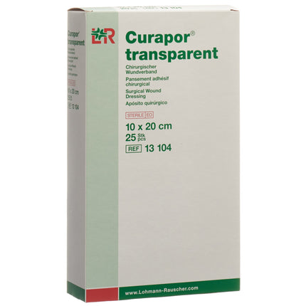 Curapor Wundverband 10x20cm transparent 25 Btl