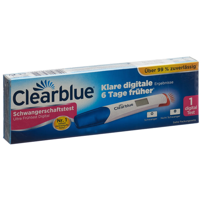 Clearblue Ultra Schwangerschaftstest früh digital